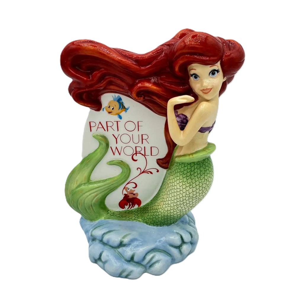 english ladies disney little mermaid princess ariel flatback figurine - Charterwells