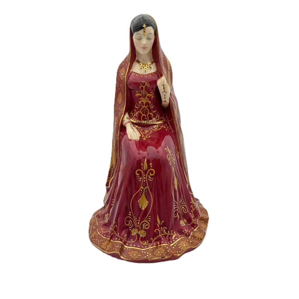 english ladies eternal love wedding bride figurine - Charterwells