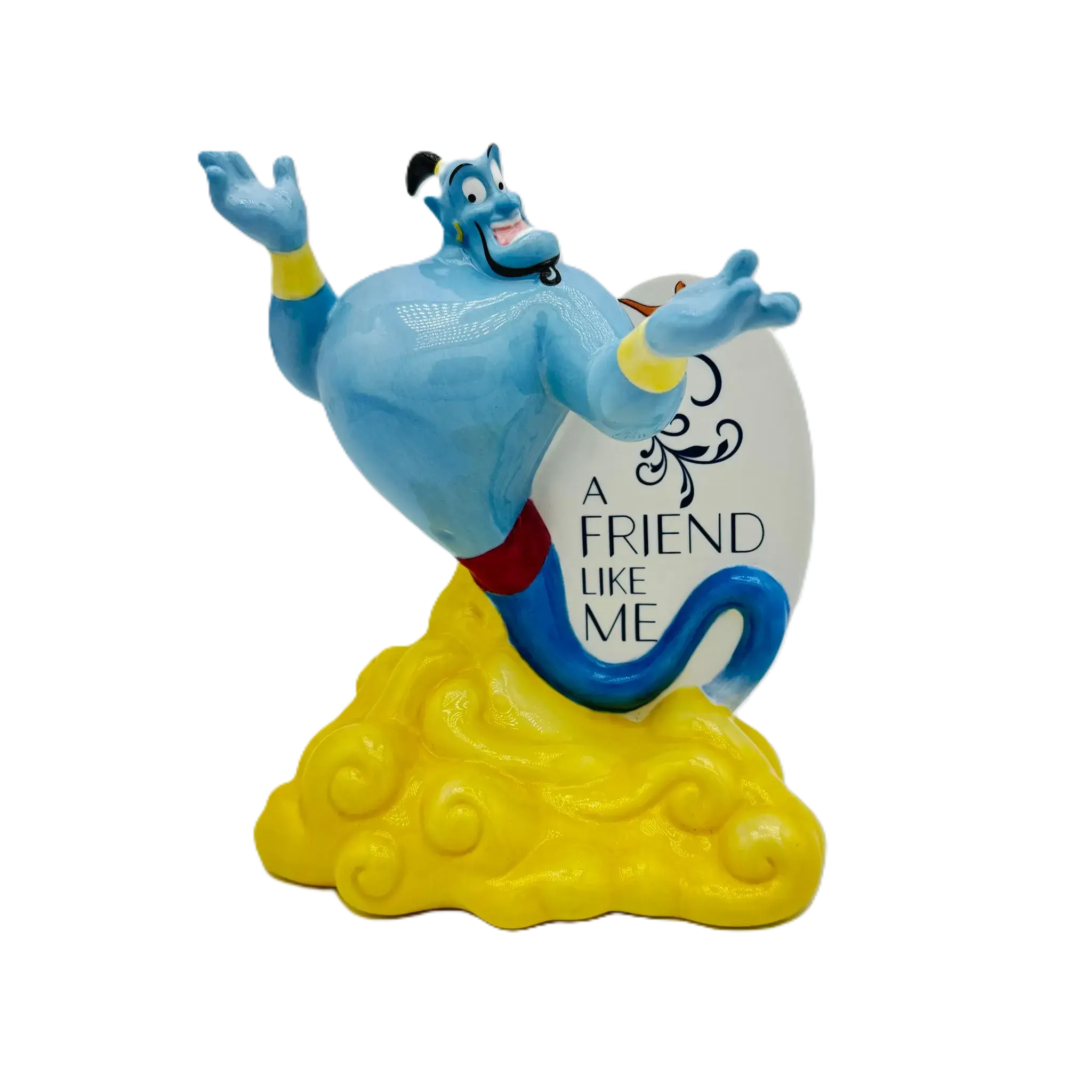 english ladies disney aladdin genie flatback figurine - Charterwells