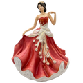 english ladies going to the ball sunset figurine - Charterwells