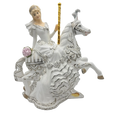 english ladies carousel bride figurine blonde - Charterwells