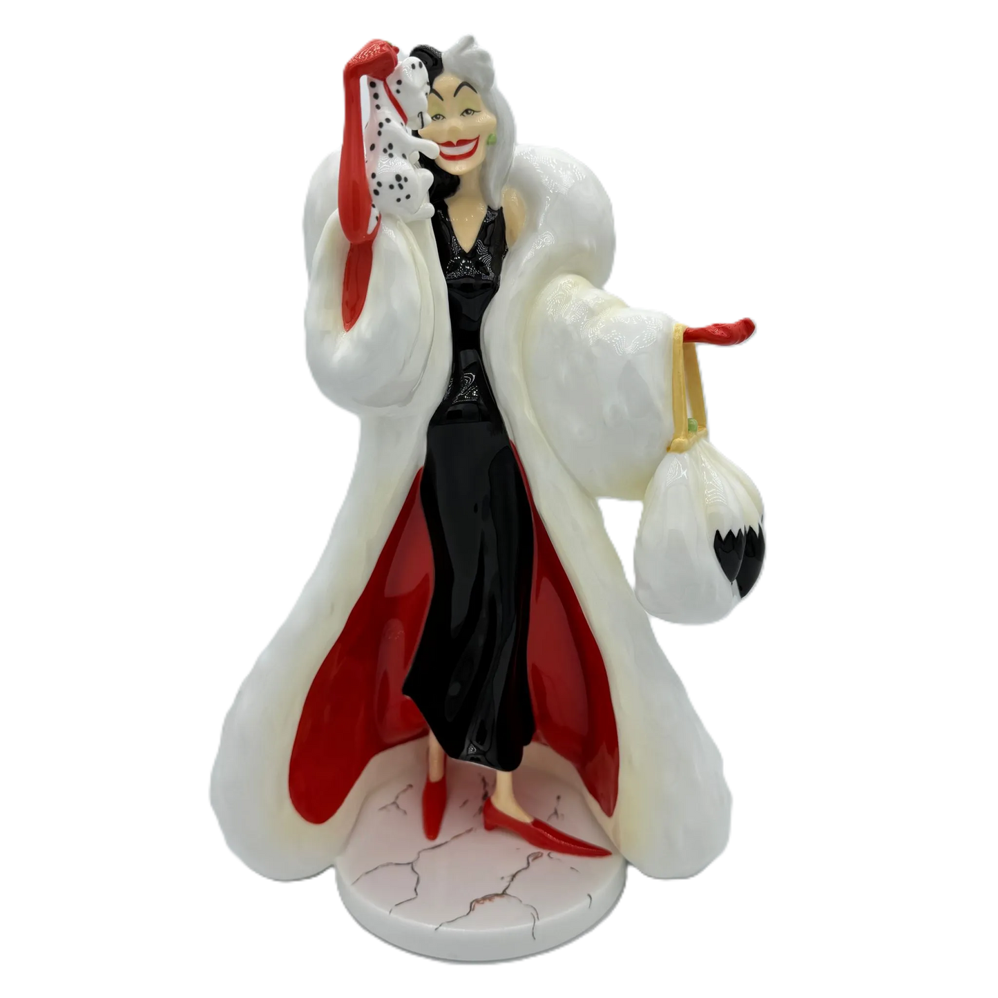 English Ladies Disney 101 Dalmatians Cruella de Vil Figurine