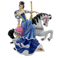 english ladies fairground attraction blue figurine - Charterwells