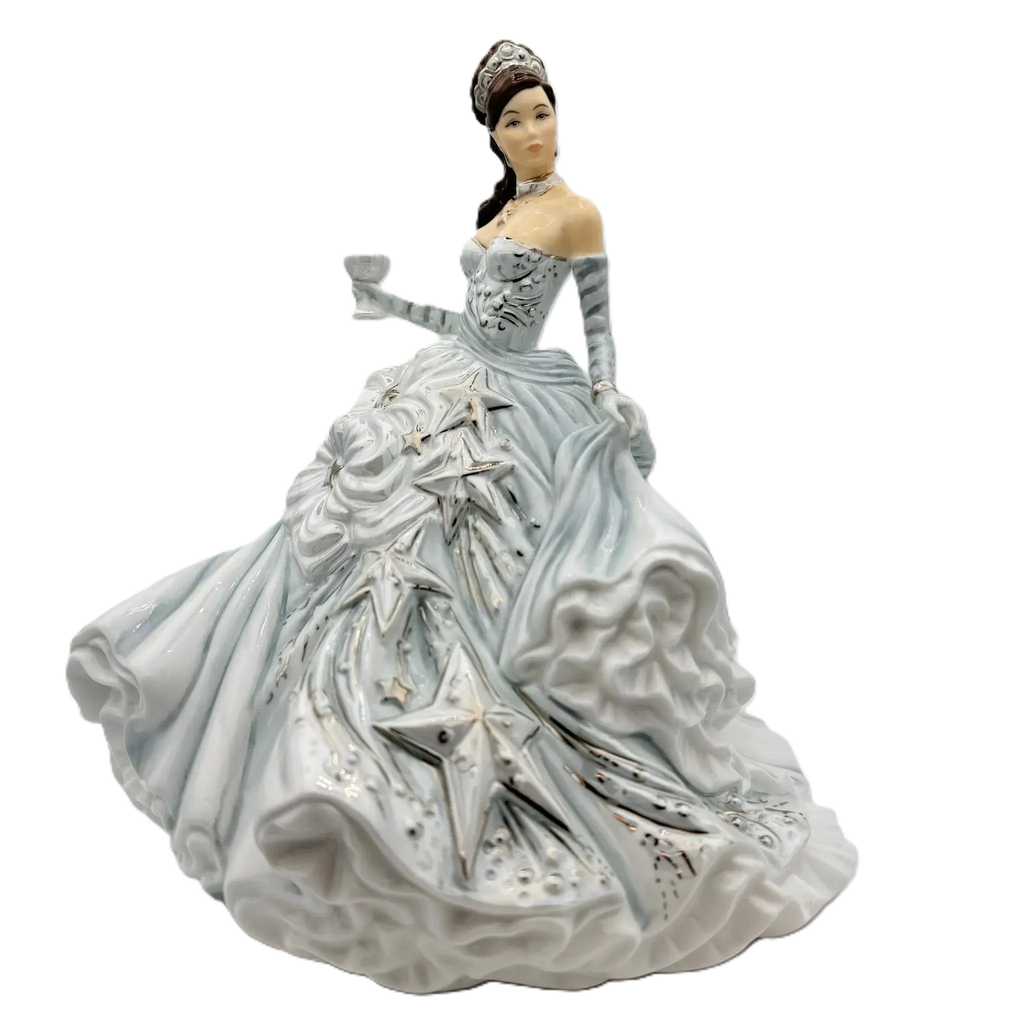 english ladies congratulations silver figurine - Charterwells