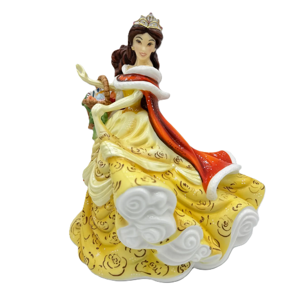 english ladies disney beauty the beast princess winter belle figurine - Charterwells