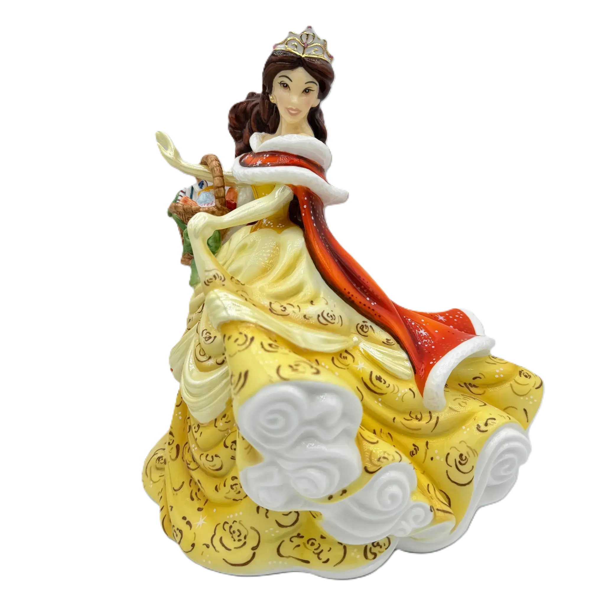 english ladies disney beauty the beast princess winter belle figurine - Charterwells