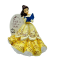 english ladies disney beauty the beast princess belle flatback figurine - Charterwells