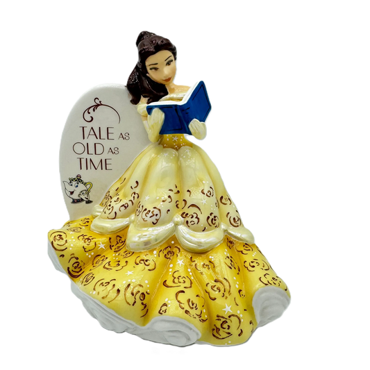 English Ladies Disney Beauty & the Beast Princess Belle Flatback Figurine