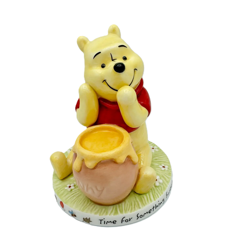 english ladies disney winnie the pooh time for something sweet figurine - Charterwells