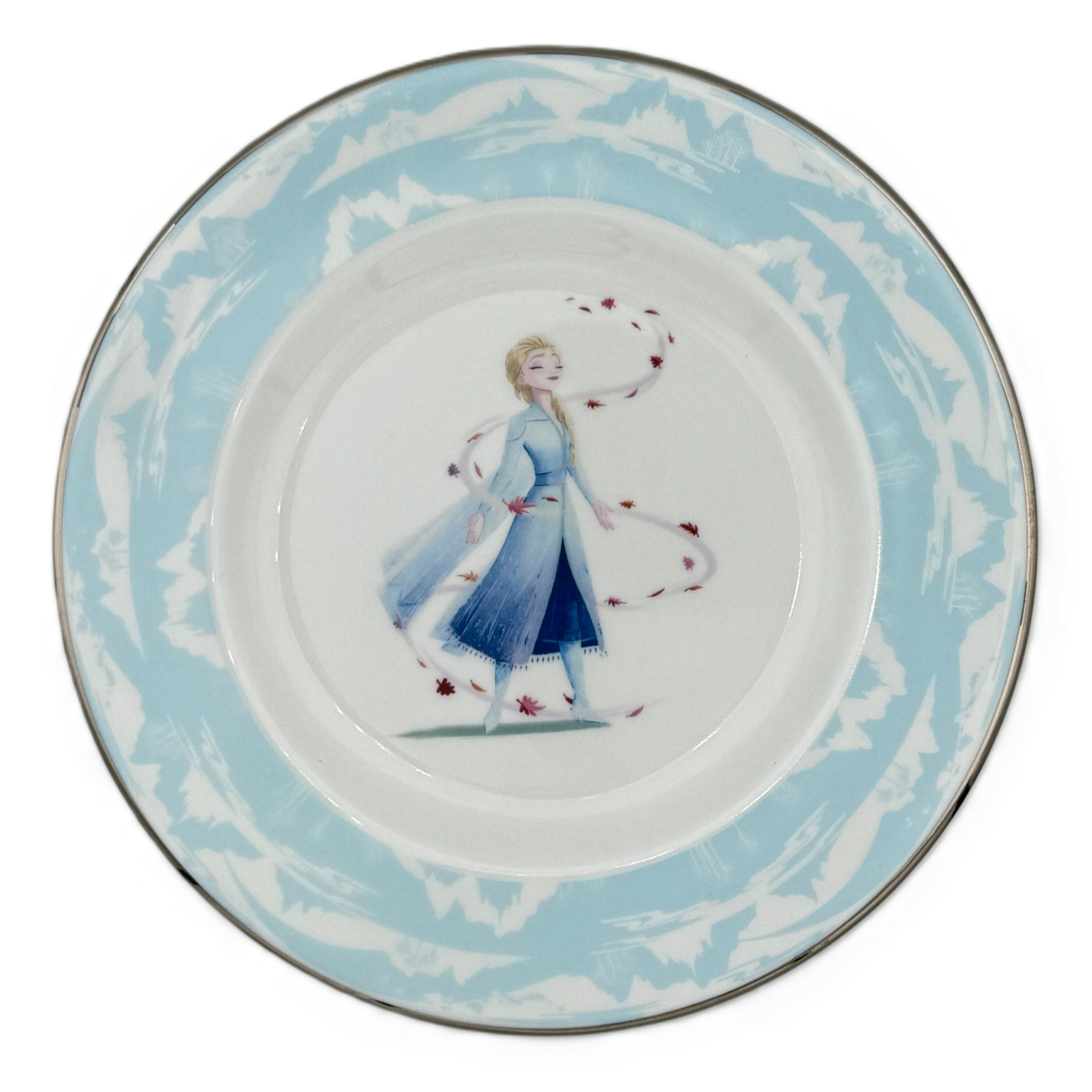 english ladies disney frozen 2 elsa 6 cake plate - Charterwells