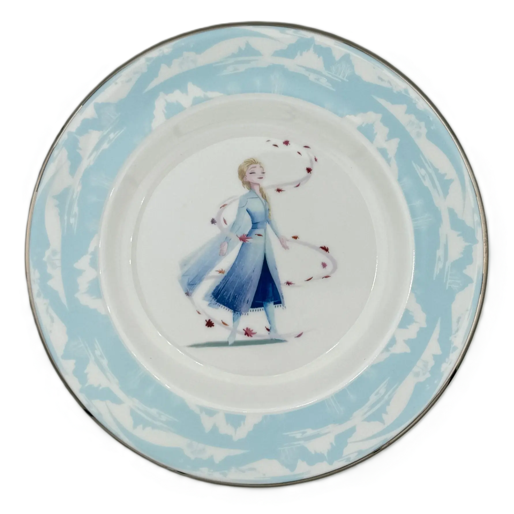 english ladies disney frozen 2 elsa 6 cake plate - Charterwells