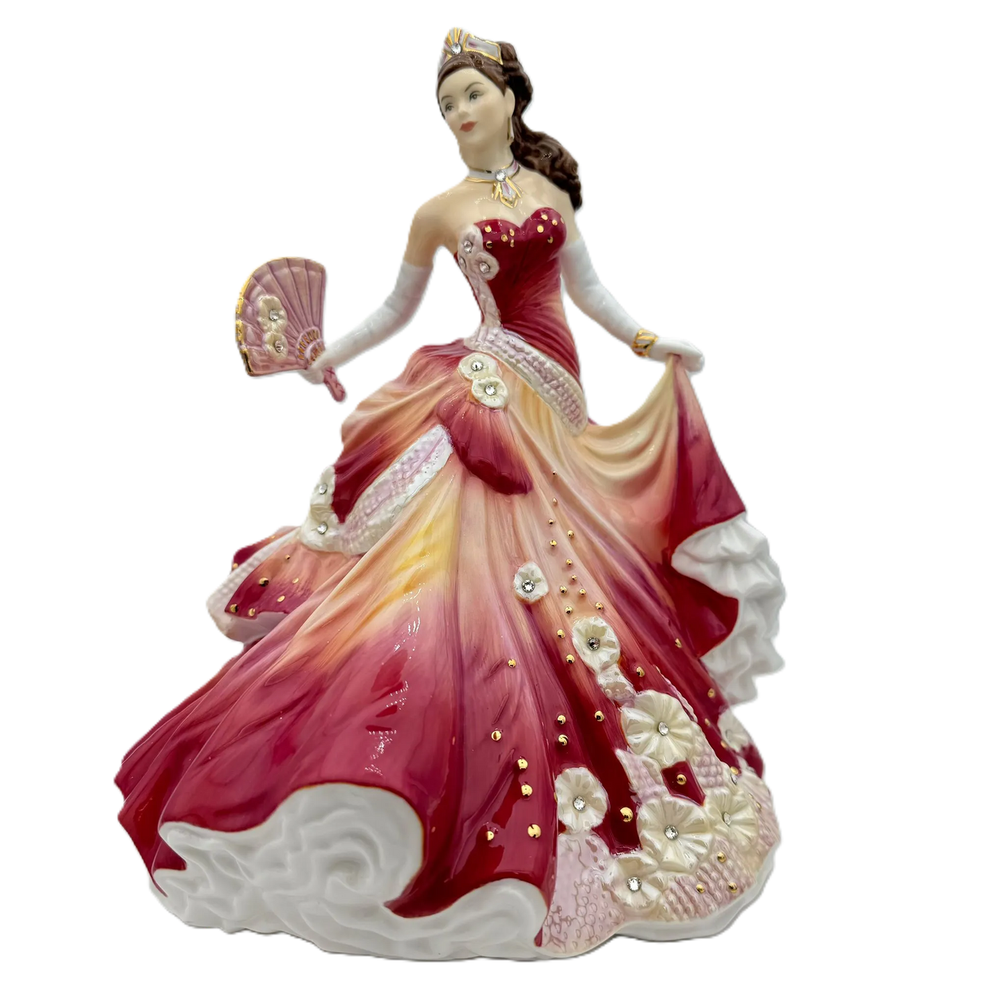 English Ladies Sunset Romance Figurine