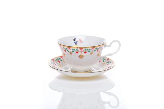 Snow White Christmas Cup and Saucer image 0