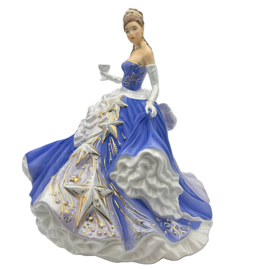 English Ladies Congratulations Sapphire Figurine