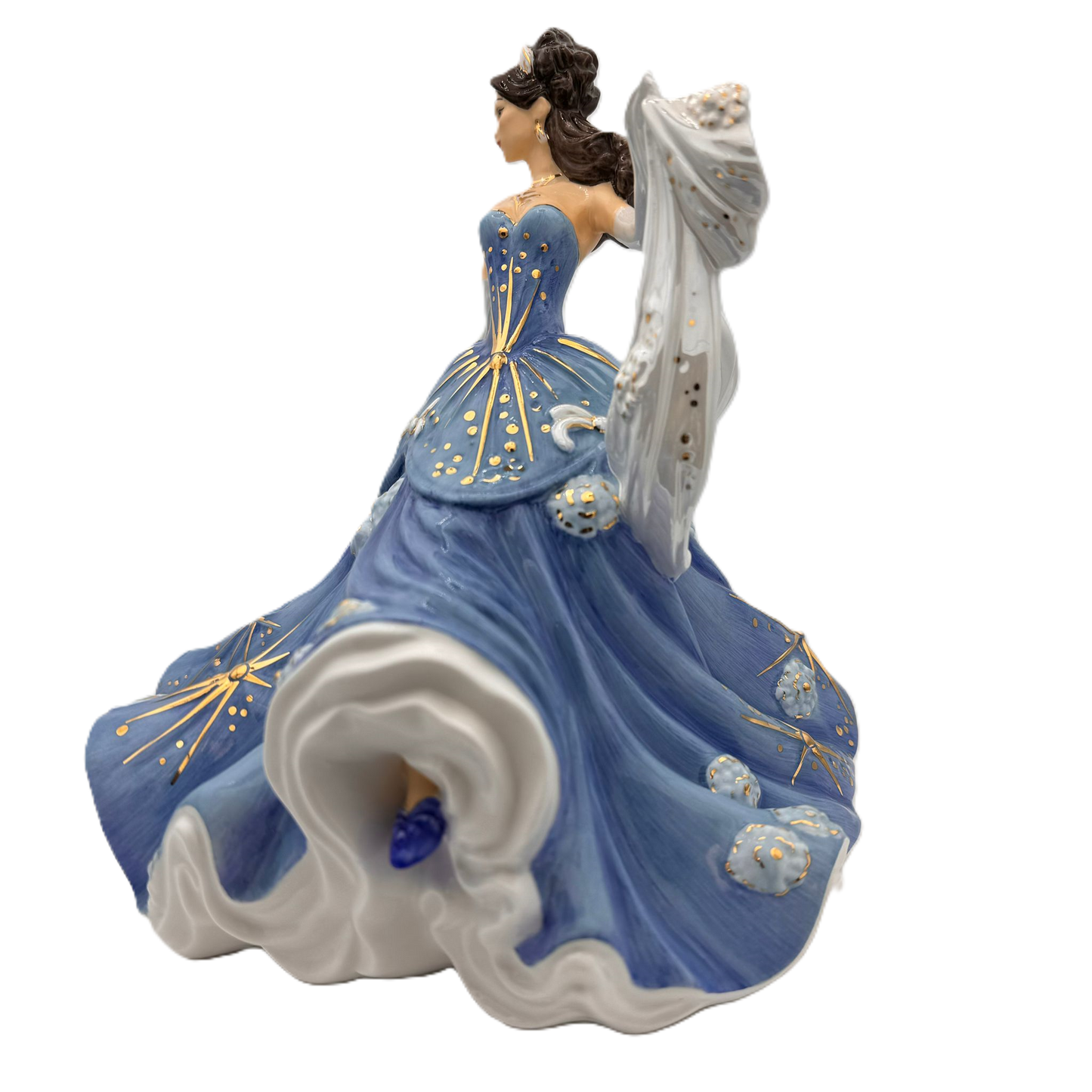 English Ladies Sapphire Radiance Figurine Charterwells