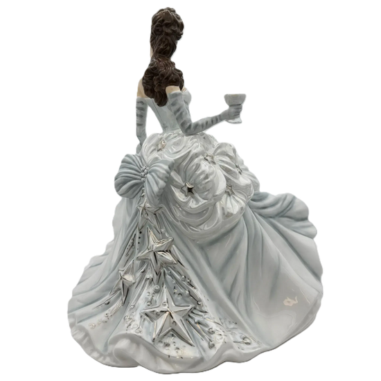 english ladies congratulations silver figurine - Charterwells