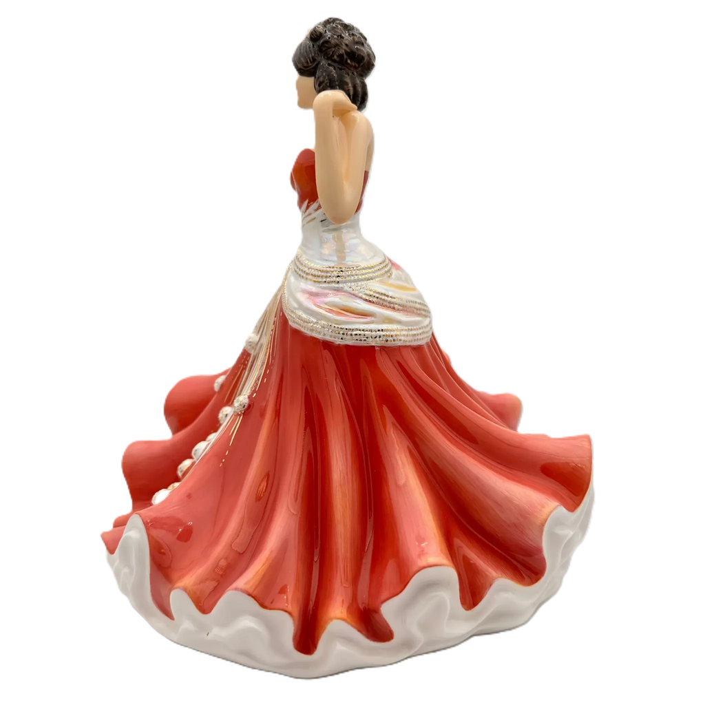 english ladies going to the ball sunset figurine - Charterwells