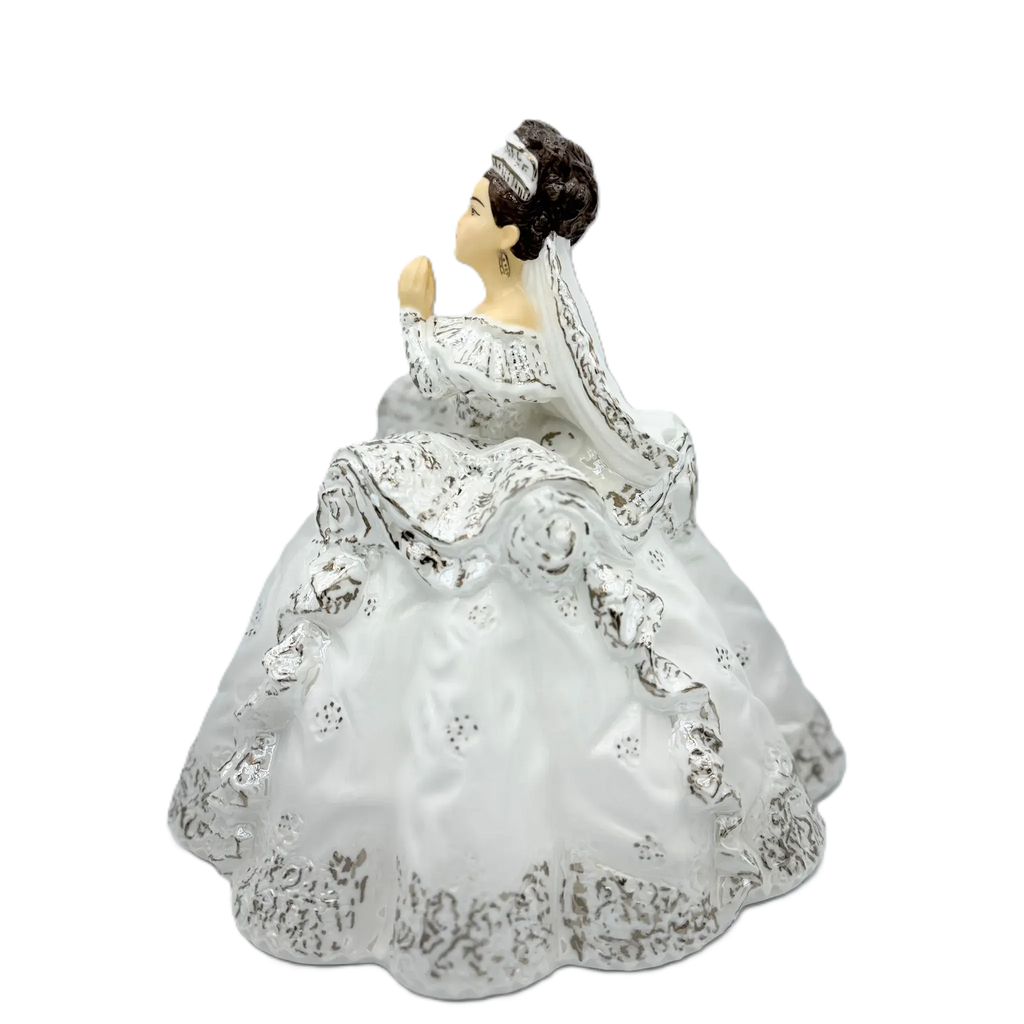 english ladies thelma madine little prayer communion figurine brunette - Charterwells