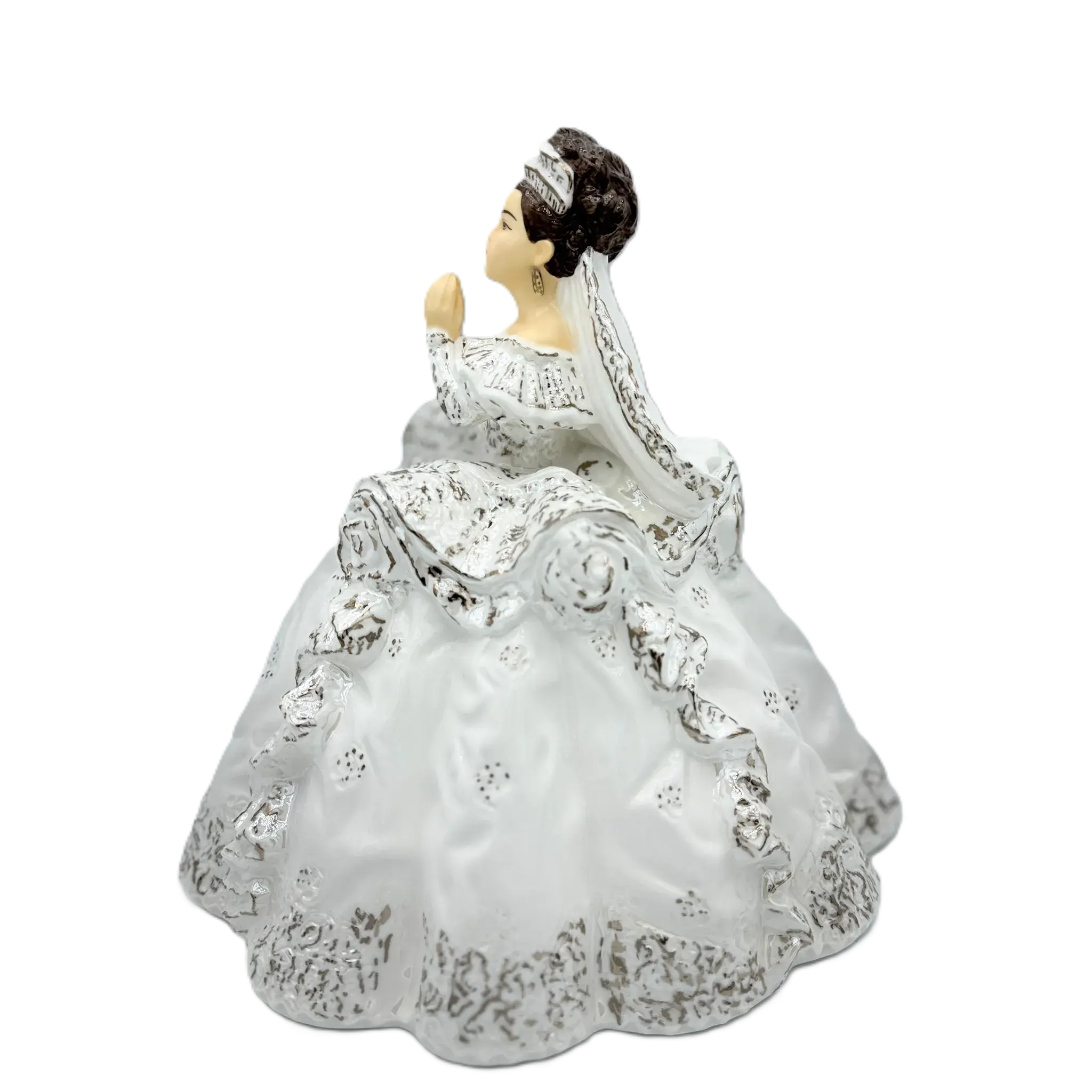 english ladies thelma madine little prayer communion figurine brunette - Charterwells