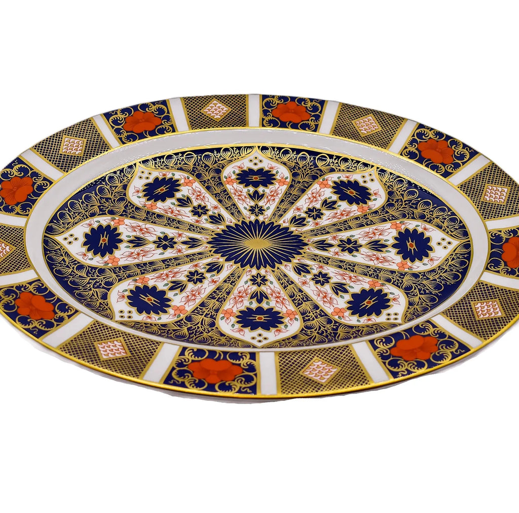 Royal Crown Derby Imari 1128 Large Serving Platter Charterwells