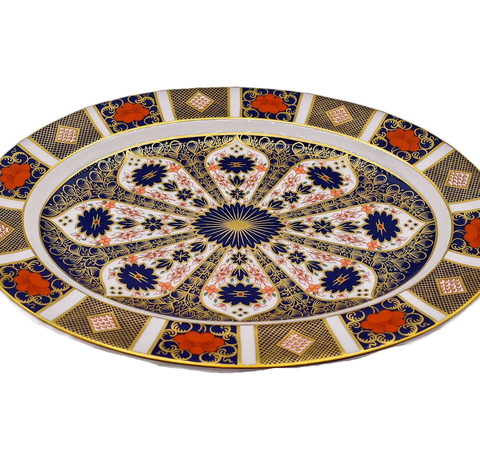 Royal Crown Derby Imari 1128 Large Serving Platter Charterwells