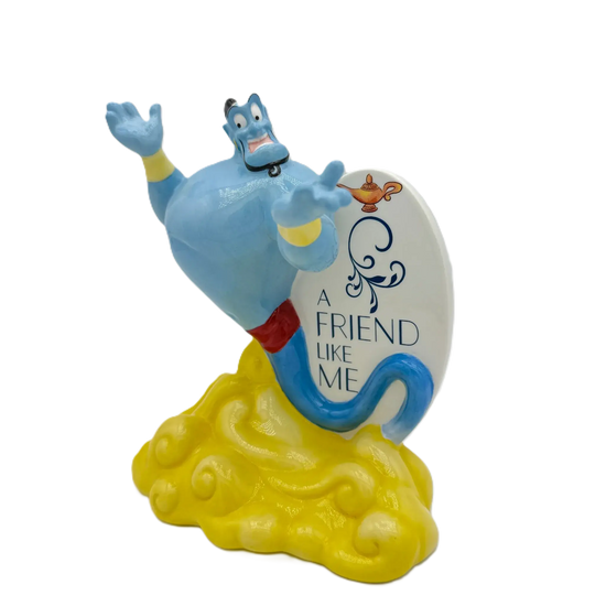 english ladies disney aladdin genie flatback figurine - Charterwells