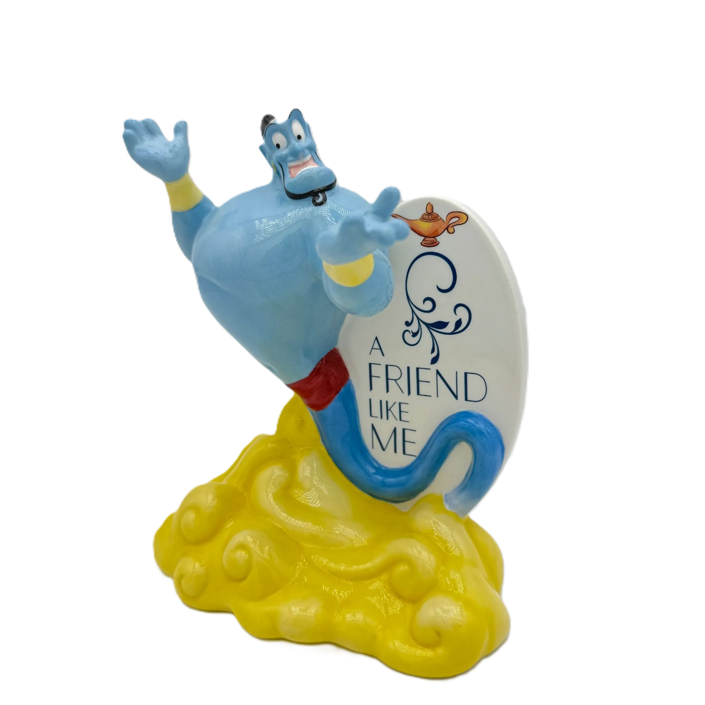 English Ladies Disney Aladdin Genie Flatback Figurine