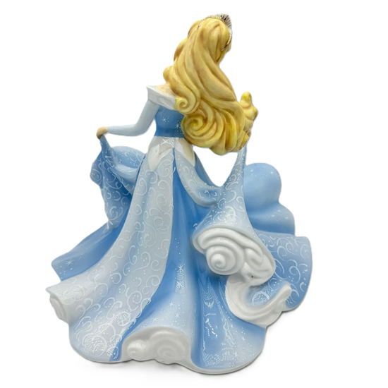 english ladies disney sleeping beauty aurora blue figurine - Charterwells