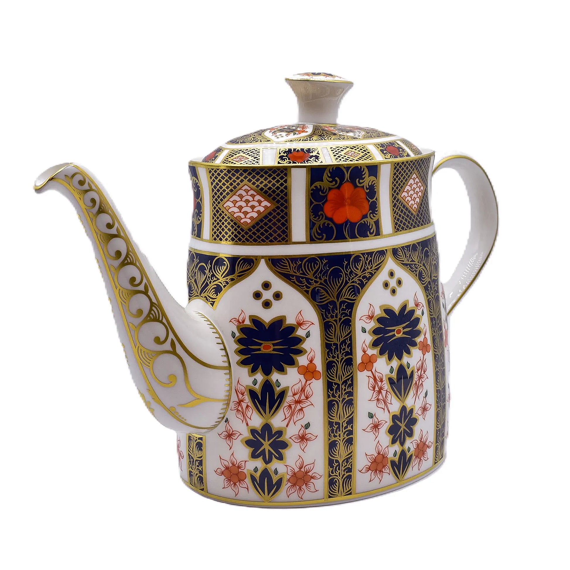 royal crown derby imari 1128 large teapot - Charterwells