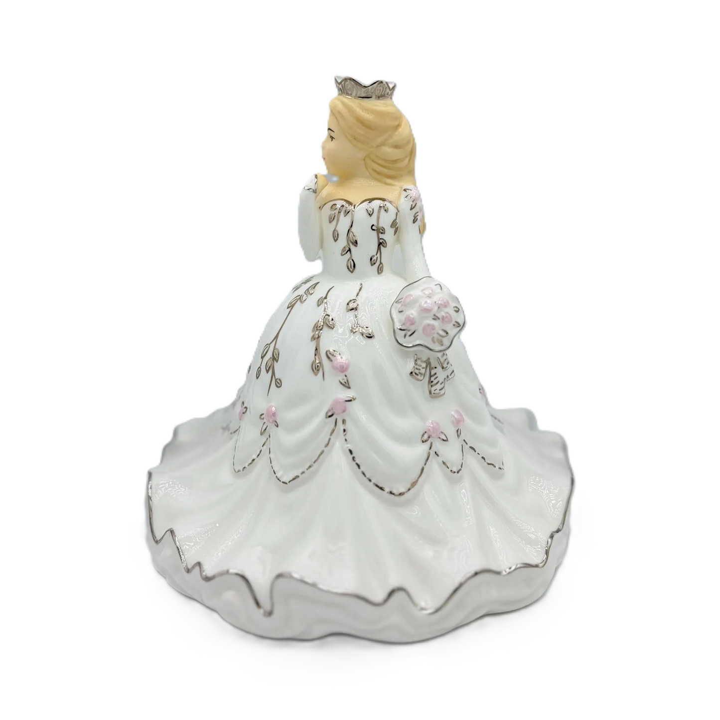 English Ladies Thelma Madine Mini Gypsy Rose Bride Figurine : Blonde