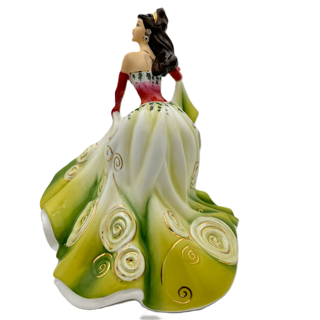 english ladies christmas charm figurine - Charterwells