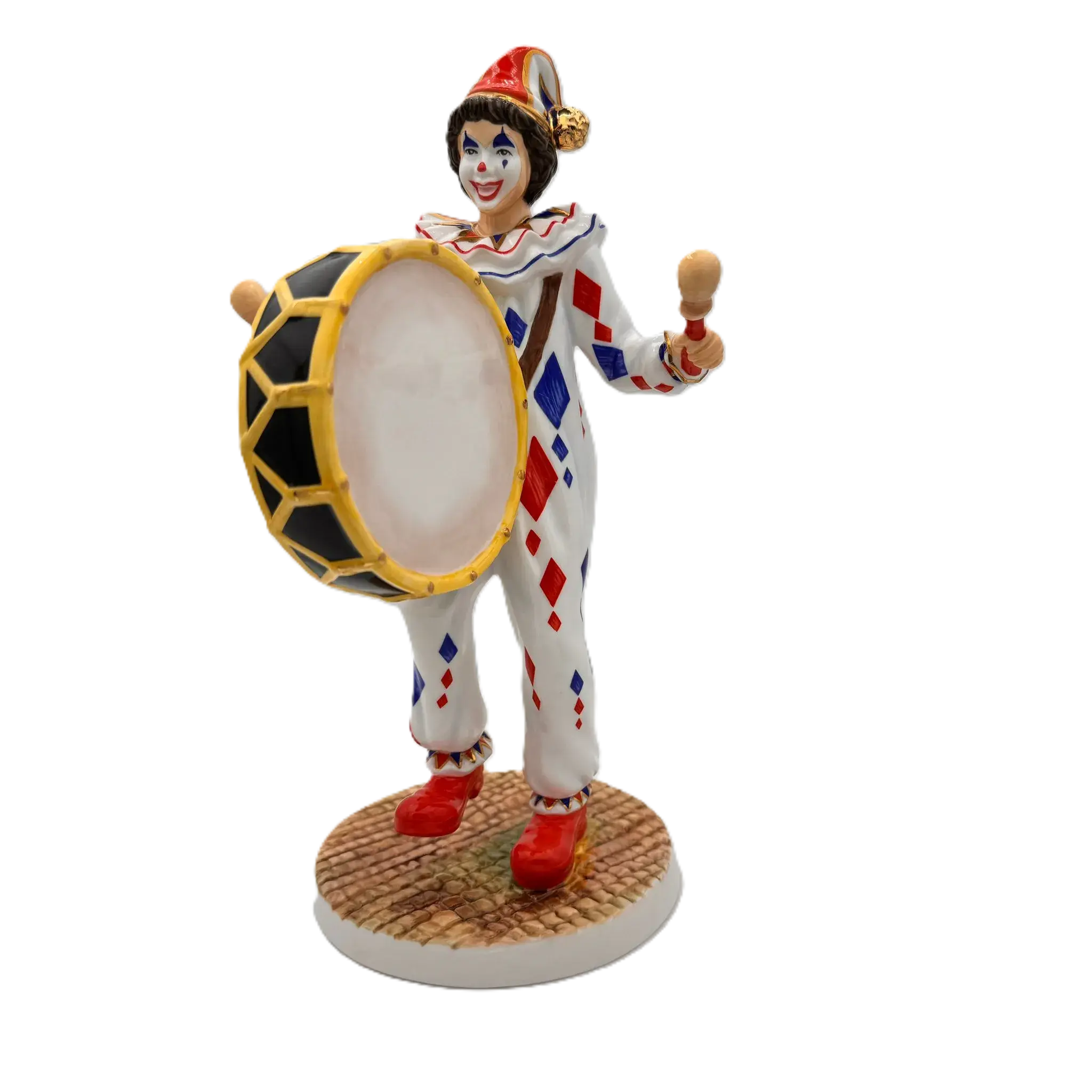 english ladies drummer figurine - Charterwells