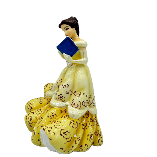 english ladies disney beauty the beast princess belle flatback figurine - Charterwells