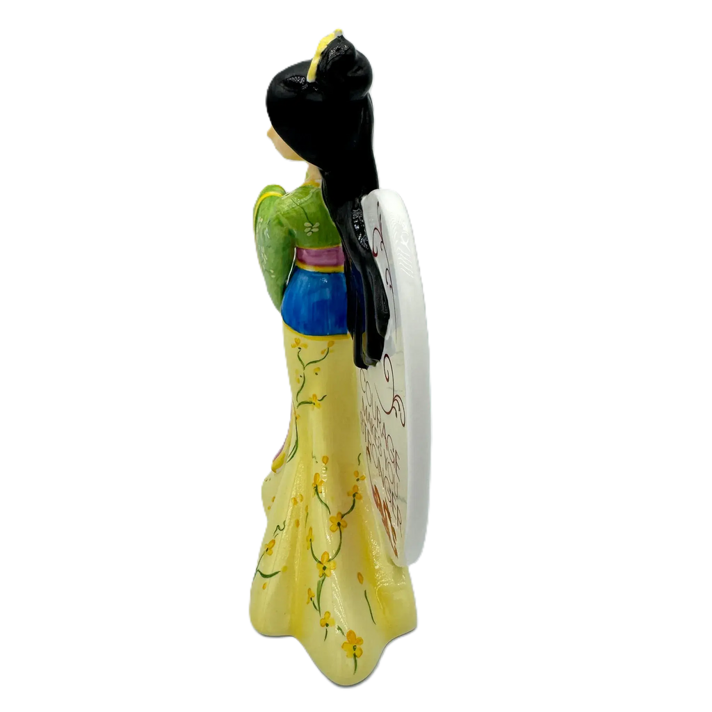 english ladies disney princess mulan flatback figurine - Charterwells