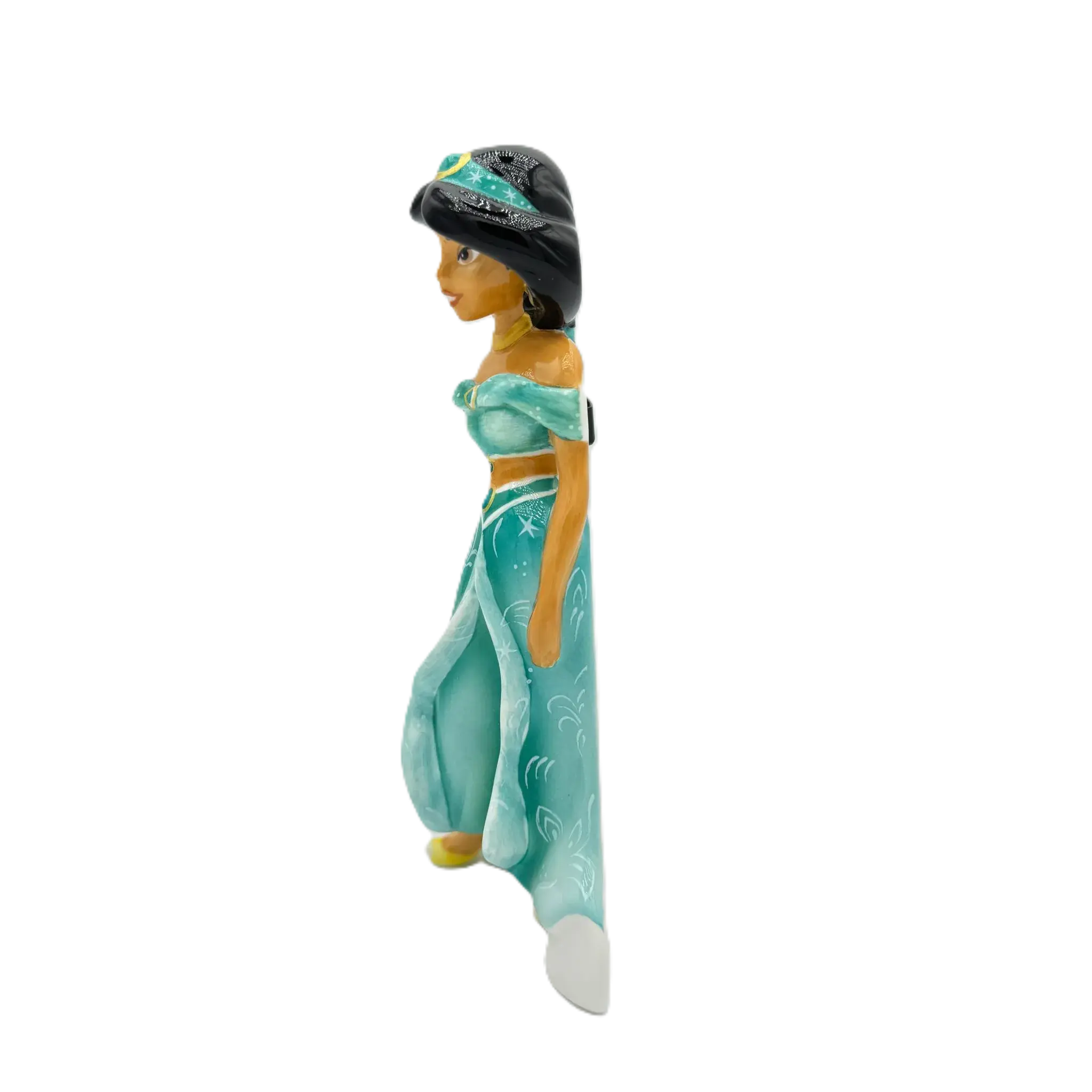 english ladies disney aladdin princess jasmine flatback figurine - Charterwells