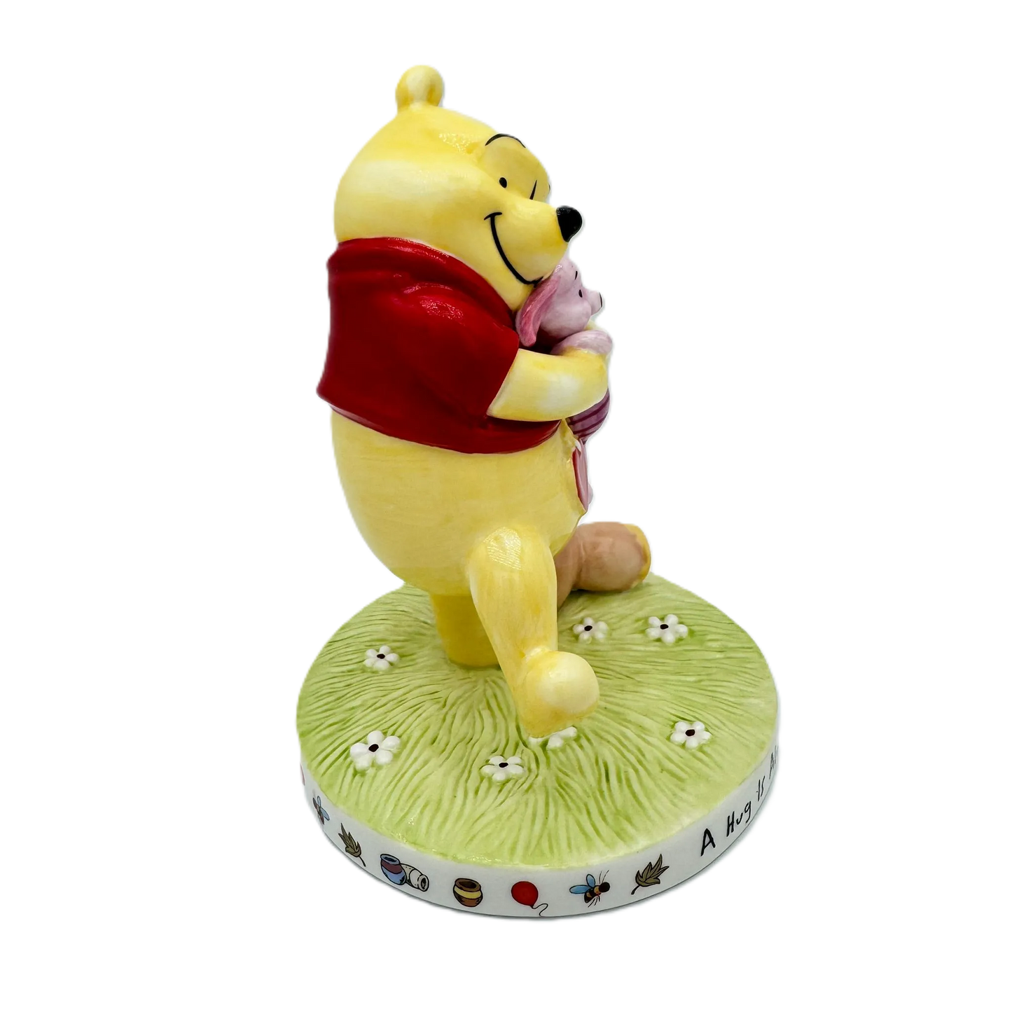 English Ladies Disney Winnie the Pooh A Hug is Always the Right Size Figurine