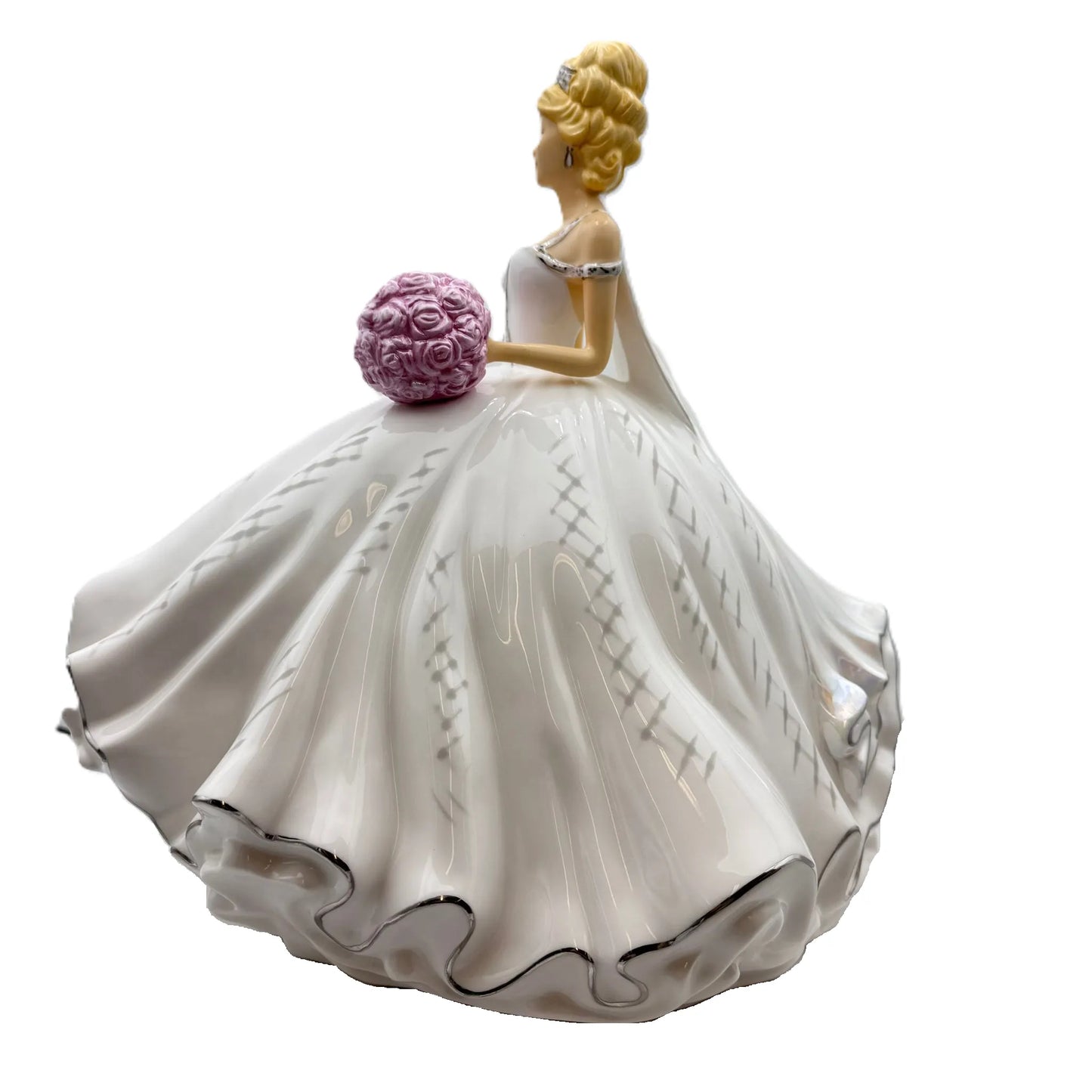 English Ladies Thelma Madine Bride of the Year Figurine : Blonde