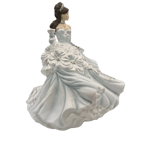 english ladies congratulations silver figurine - Charterwells