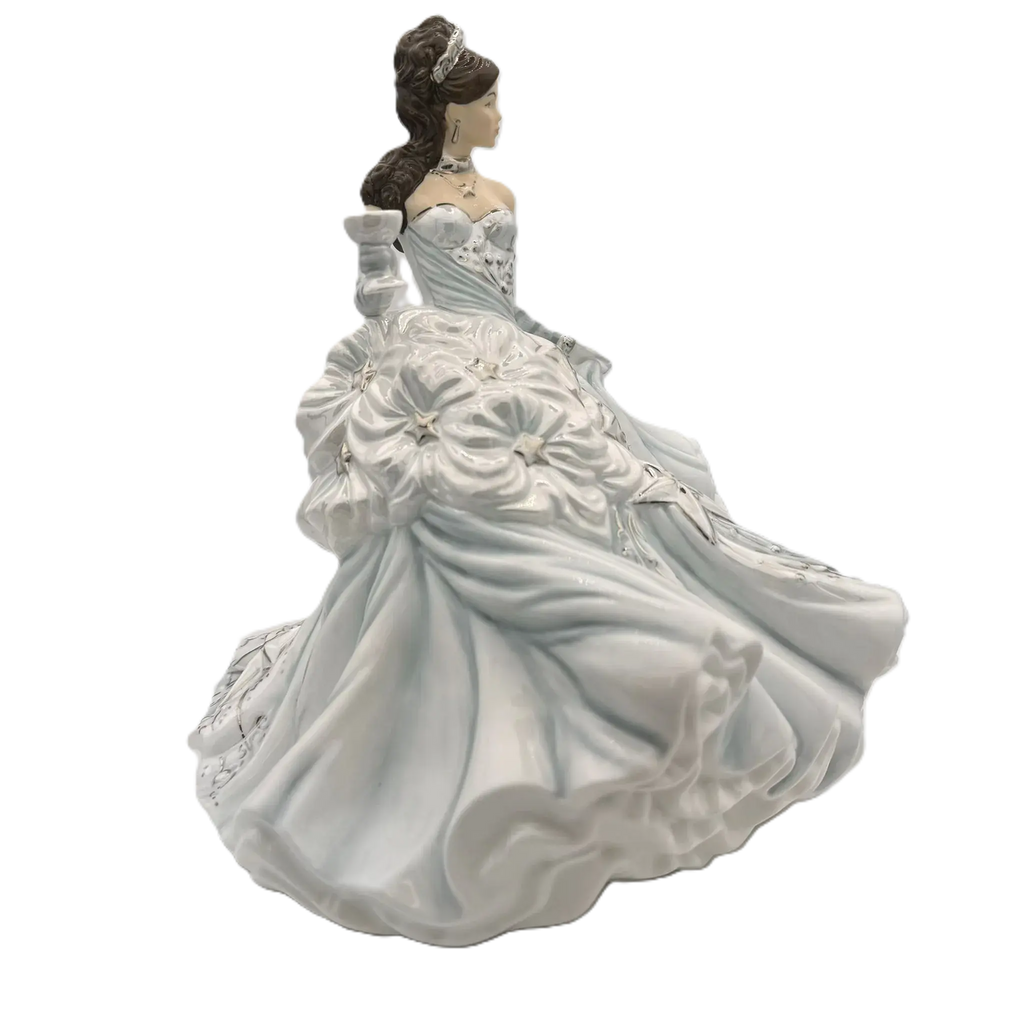 english ladies congratulations silver figurine - Charterwells