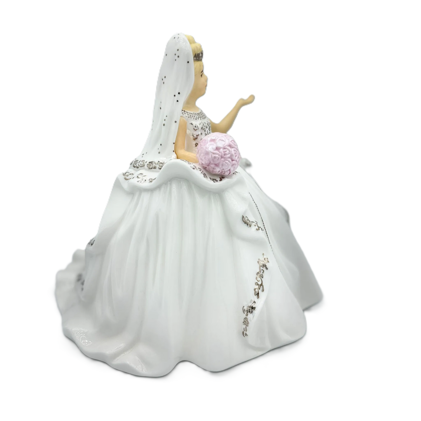 English Ladies Thelma Madine Mini Gypsy Affection Bride Figurine Blonde