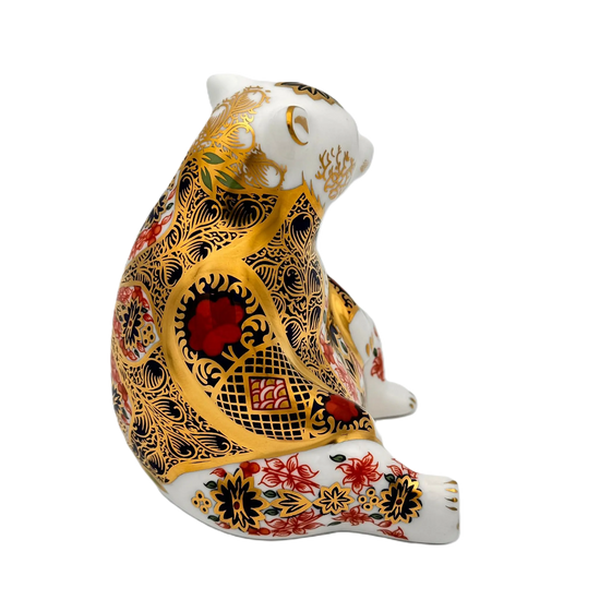 Royal Crown Derby Imari Honey Bear Paperweight Charterwells