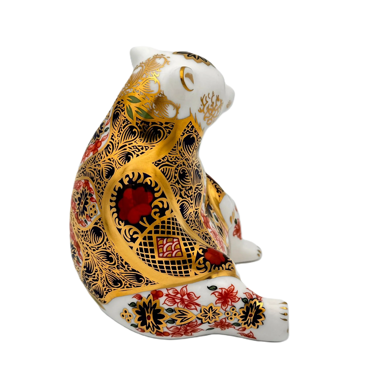 Royal Crown Derby Imari Honey Bear Paperweight Charterwells
