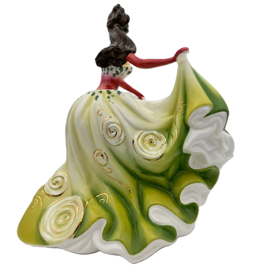 english ladies christmas charm figurine - Charterwells