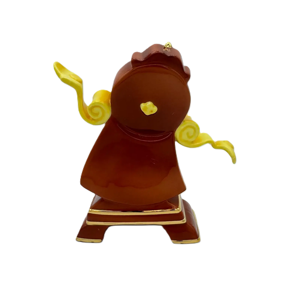 english ladies disney beauty the beast cogsworth figurine - Charterwells