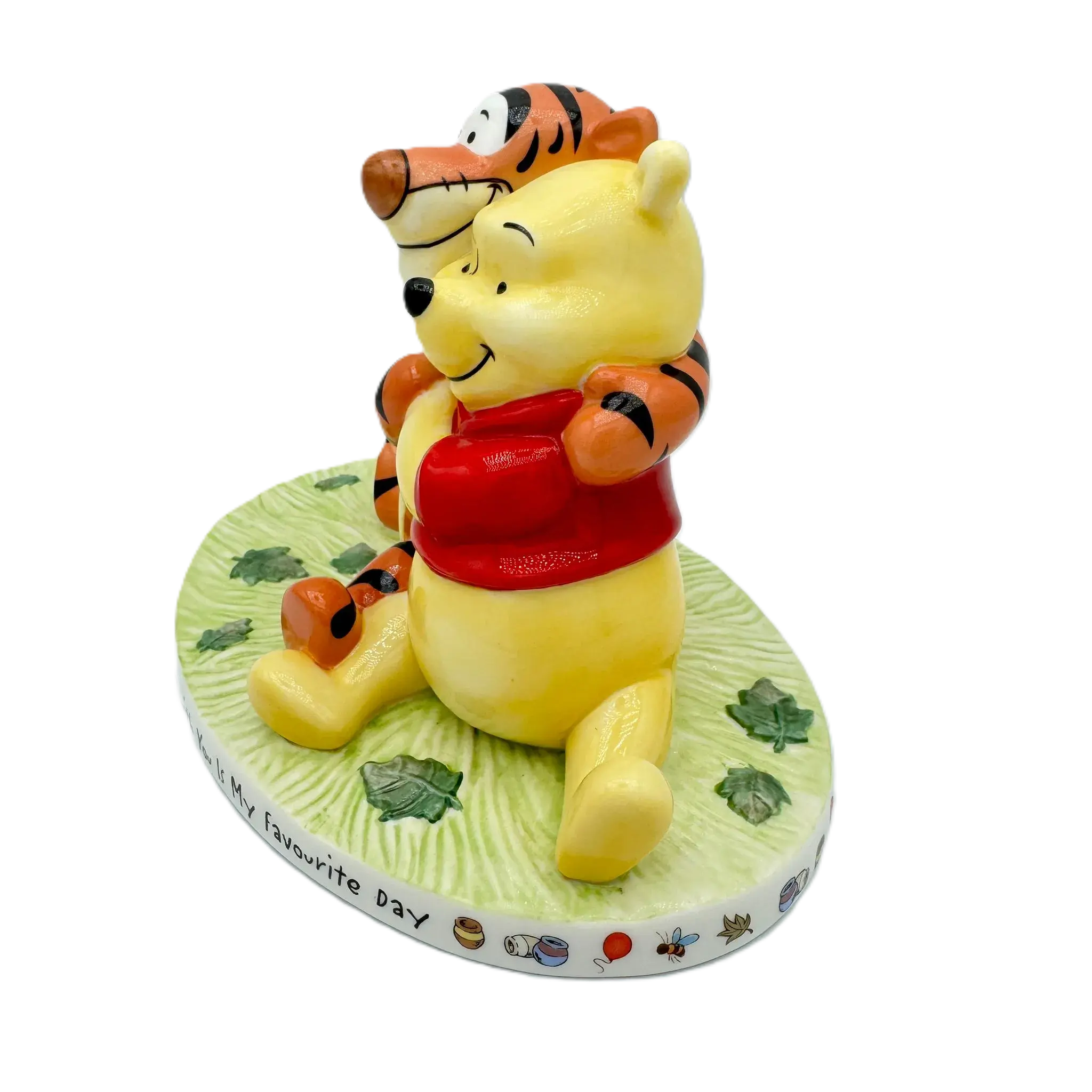 english ladies disney winnie the pooh my favourite day figurine - Charterwells