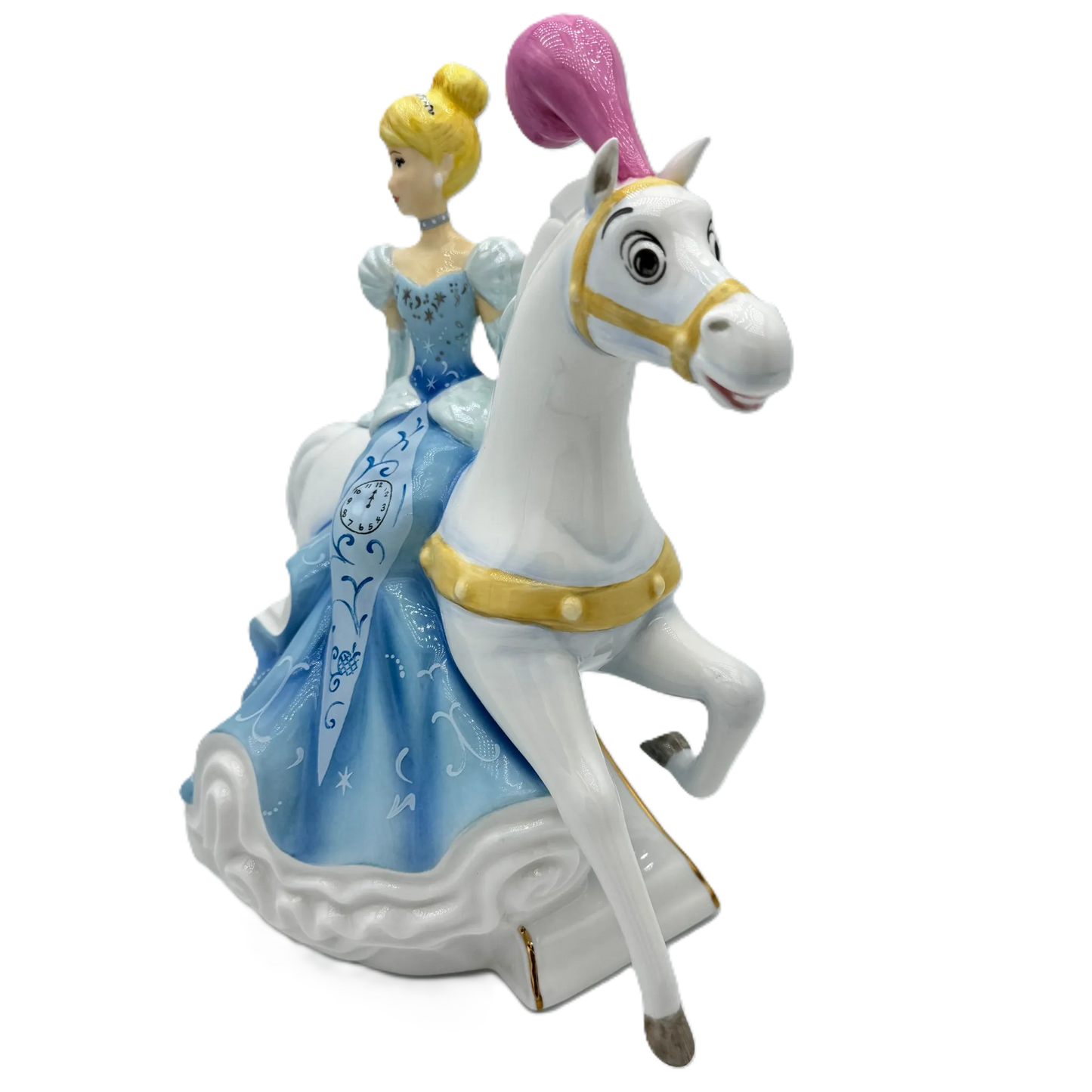 english ladies disney cinderella on horse figurine - Charterwells