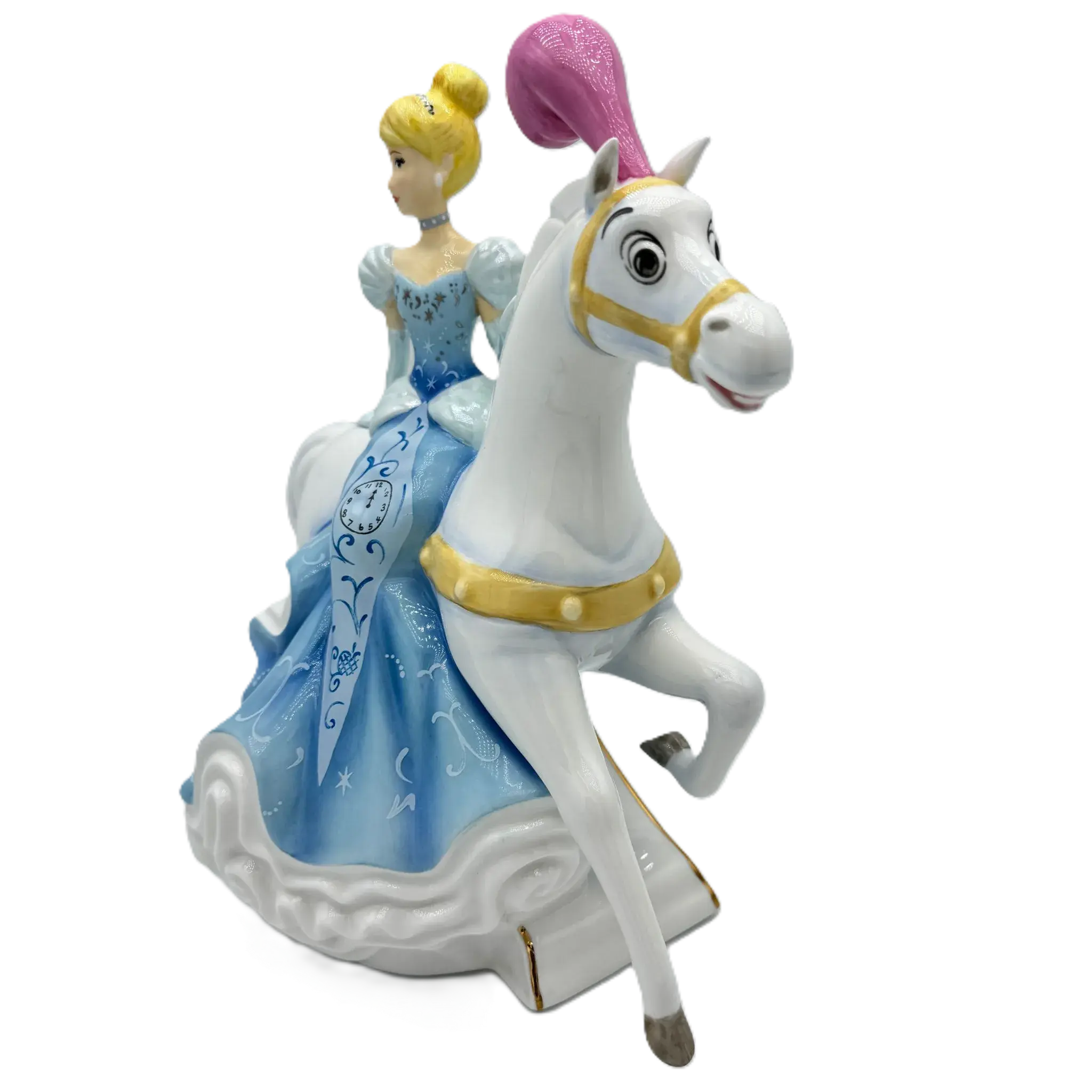 english ladies disney cinderella on horse figurine - Charterwells