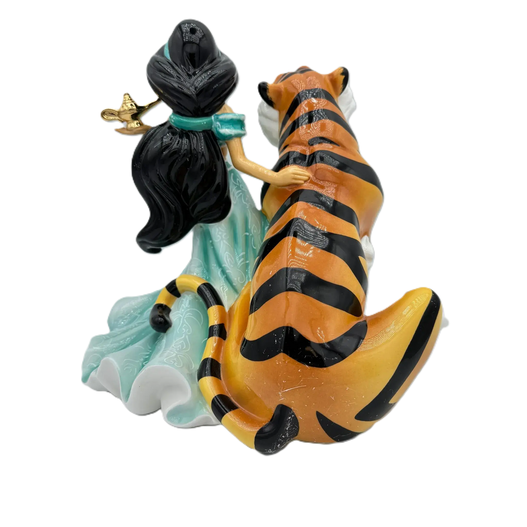 english ladies disney aladdin princess jasmine rajah figurine - Charterwells