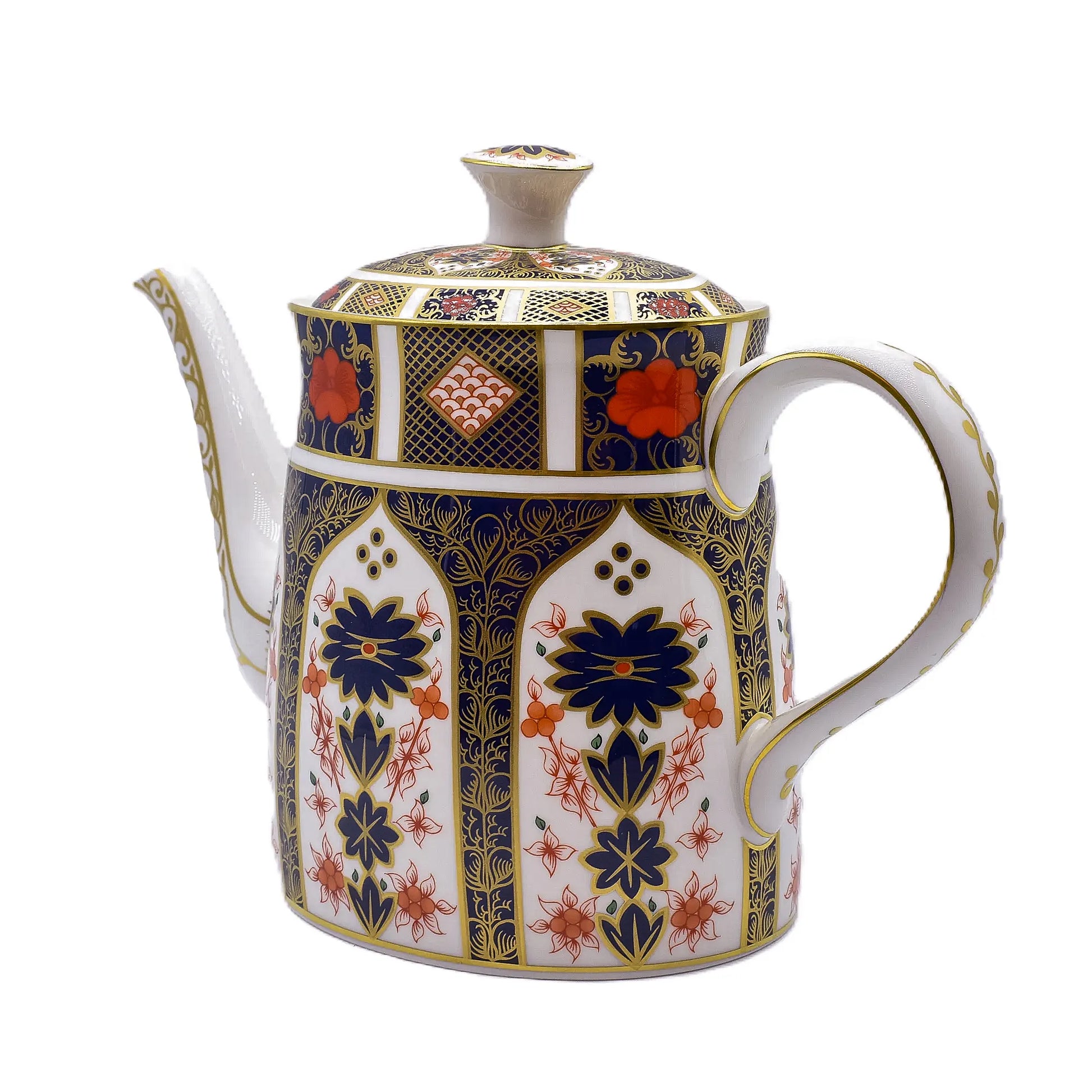 royal crown derby imari 1128 large teapot - Charterwells