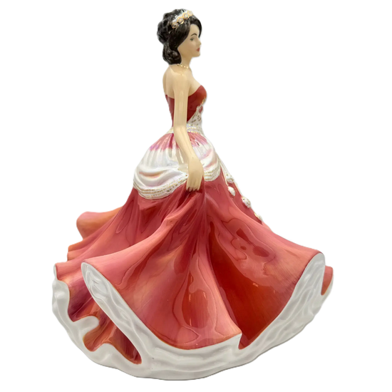 english ladies going to the ball sunset figurine - Charterwells